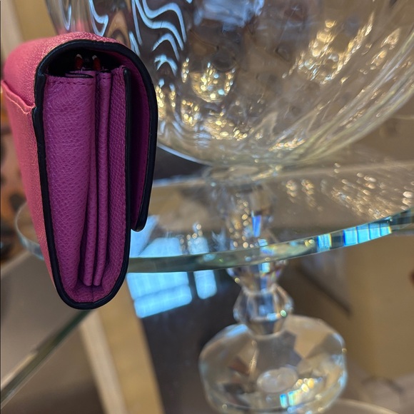 Coach Embossed Textured Leather Slim Envelope Wallet Pouch F52345 - Picture 5 of 11